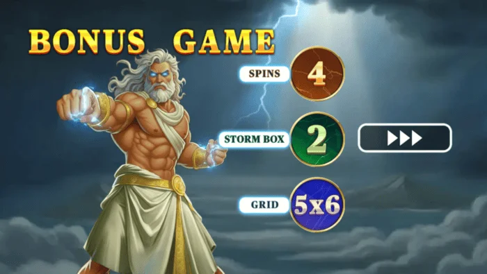 Pots of Power: Zeus - გაფართოებული 5×6 ბადე Hold & Win-ში Lightning Frames-ით